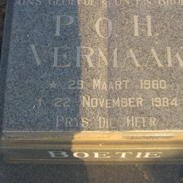 VERMAAK P.O.H. 1960-1984