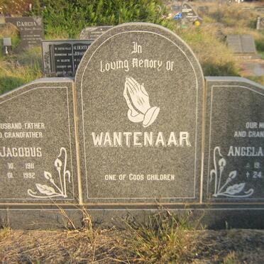 WANTENAAR Fritz Jacobus 1911-1992 &amp; Angela Elizabeth 1913-2001