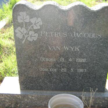 WYK Petrus Jacobus, van 1928-1967
