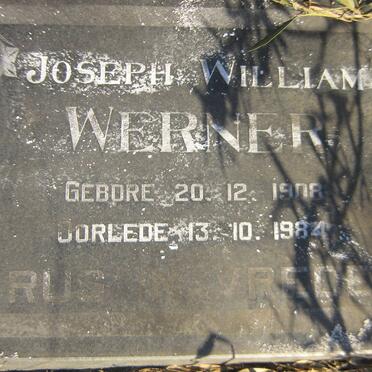 WERNER Joseph William 1908-1984