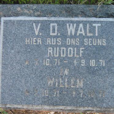 WALT Rudolf, v.d. 1971-1971 :: V.D. WALT Willem 1971-1971
