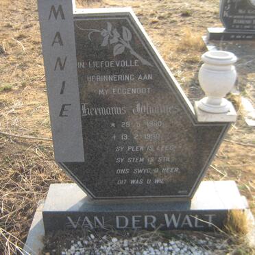 WALT Hermanus Johannes, van der 1960-1990