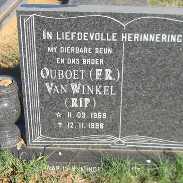 WINKEL F.R., van 1959-1996