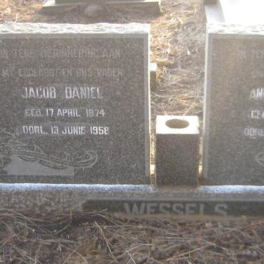 WESSELS Jacob Daniel 1874-1958 &amp; Anna Christina 1876-1930