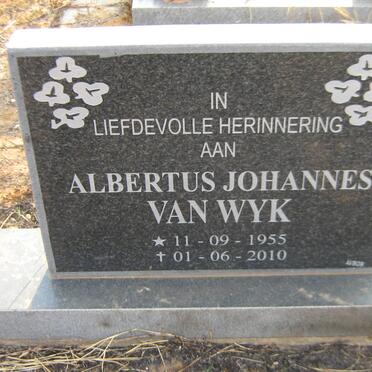 WYK Albertus Johannes, van 1955-2010