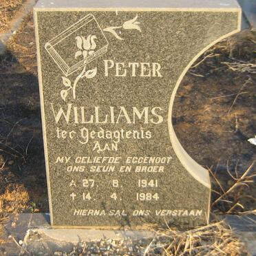 WILLIAMS Peter 1941-1984