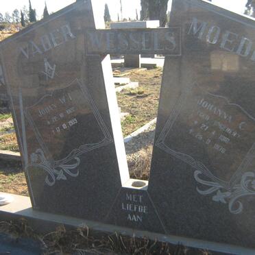 WESSELS Johan J.W.I. 1922-1989 &amp; Johanna C. UNGERER 1916-1976