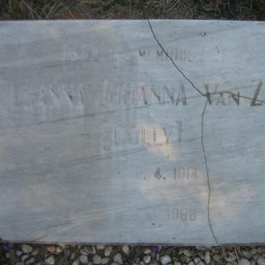 ZYL Susanna Johanna, van 1914-1988