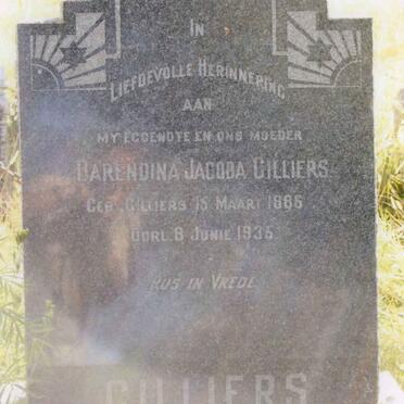 CILLIERS Barendina Jacoba nee CILLIERS 1886-1935