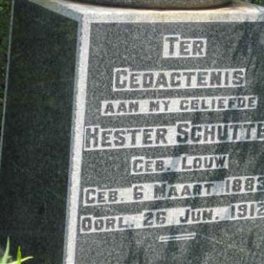 SCHUTTE Hester nee LOUW 1883-1912