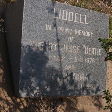 LIDDELL Robert Jesse 1892-1976 &amp; Eileen Nora 1903-1984