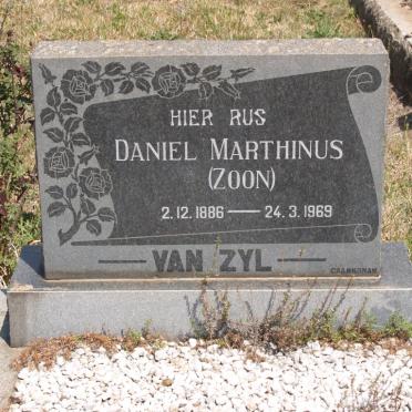 ZYL Daniel Marthinus, van 1886-1969