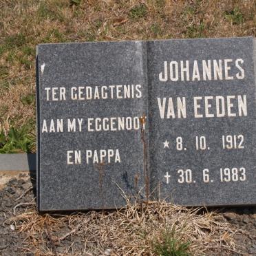 EEDEN Johannes, van 1912-1983