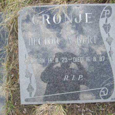 CRONJE Hector Albert 1923-1987