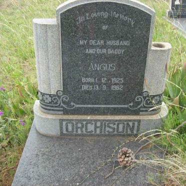 ORCHISON Angus 1925-1962