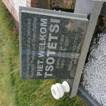 TSOTETSI Piet Welkom 1969-2007