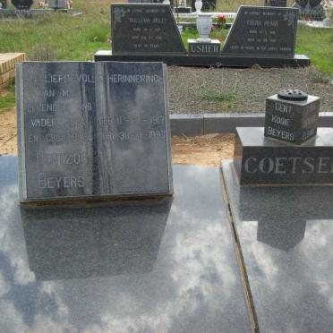 COETSEE Hertzog Beyers 1917-1993 :: COETSEE Hertzog Beyers 1953-2006 &amp; Elsje Elizabeth 1956-