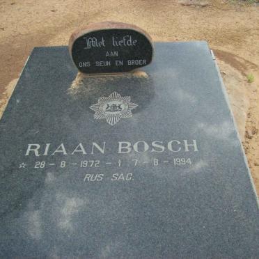 BOSCH Riaan 1972-1994