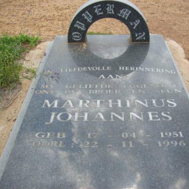 OPPERMAN Marthinus Johannes 1951-1996