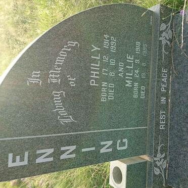 HENNING Philly 1914-1992 &amp; Millie 1918-1995