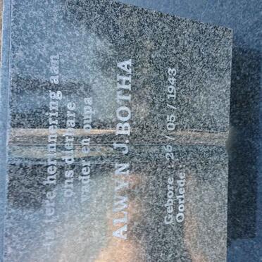 BOTHA Alwyn J. 1943- &amp; Aletta C.S. BARDENHORST 1951-2007