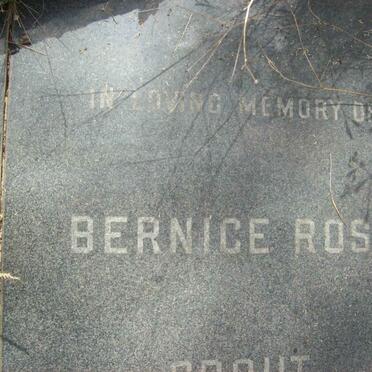 CROUT Bernice Rosa 1904-1970