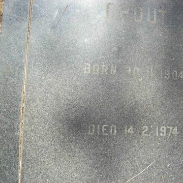 CROUT Bernice Rosa 1904-1974