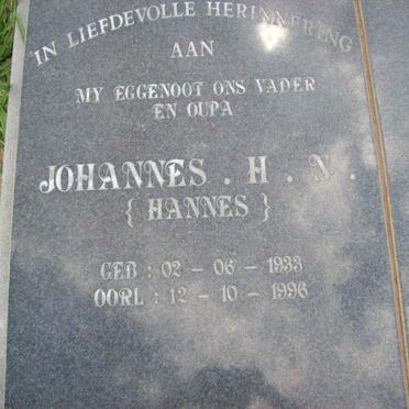 PELSER Johannes H.N. 1933-1996 &amp; Maria C. 1932-2001