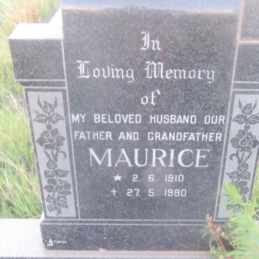 YORK Maurice 1910-1980 &amp; Dolly 1918-1988