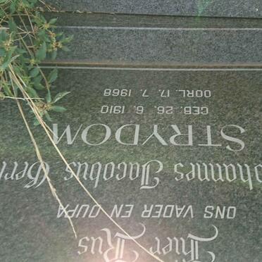 STRYDOM Johannes Jacobus Gert 1910-1968