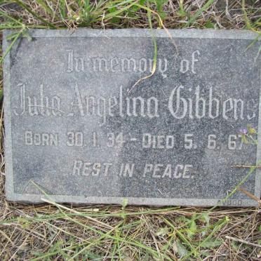 GIBBENS Juba Angelina 1934-1967