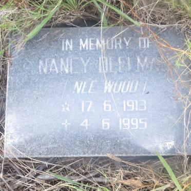 DEELMAN Nancy nee WOOD 1913-1995