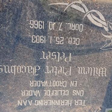 PELSER Willem Pieter Jacobus 1903-1966