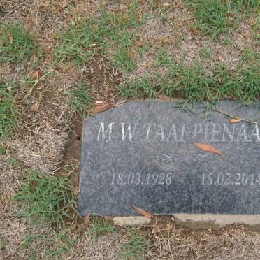 PIENAAR M.W. 1928-2014