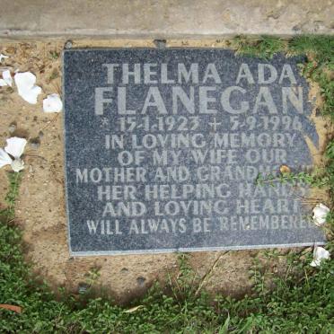 FLANEGAN Thelma Ada 1923-1996