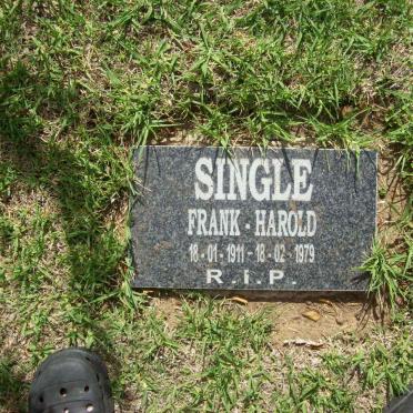 SINGLE Frank Harold 1911-1979