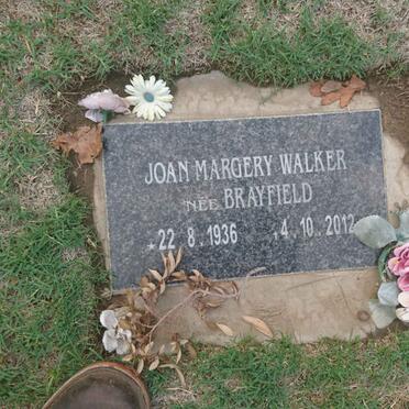 WALKER Joan Margery nee BRAYFIELD 1936-2012