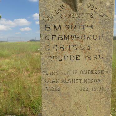 SMITH B.M. nee MYBURGH 1845-1936