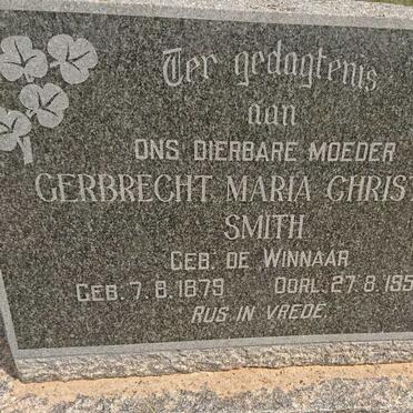 SMITH Gerbrecht Maria Christina nee DE WINNAAR 1879-1958