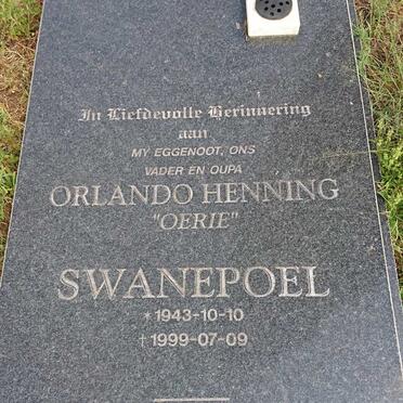 SWANEPOEL Orlando Henning 1943-1999