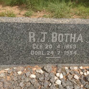 BOTHA R.J. 1869-1954