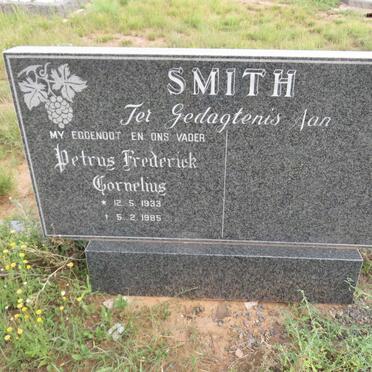 SMITH Petrus Frederick Cornelius 1933-1985