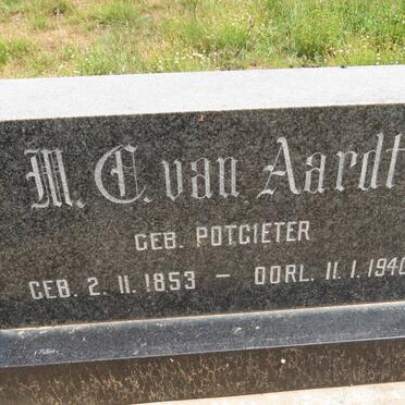 AARDT M.C., van nee POTGIETER 1853-1940