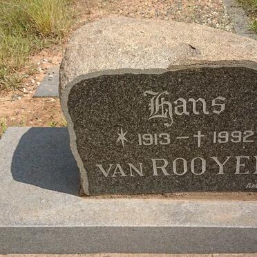 ROOYEN Hans, van 1913-1992