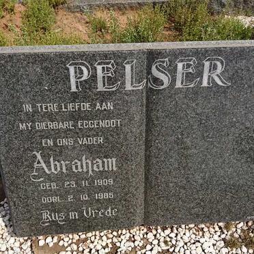 PELSER Abraham 1909-1985