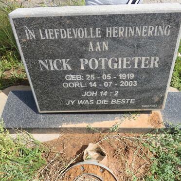 POTGIETER Nick 1919-2003