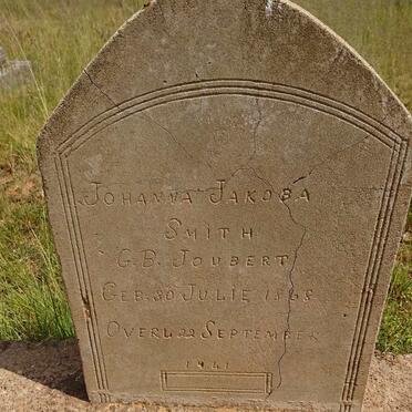 SMITH Johanna Jakoba nee JOUBERT 1868-1941