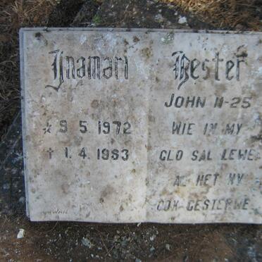 BESTER Inamari 1972-1983