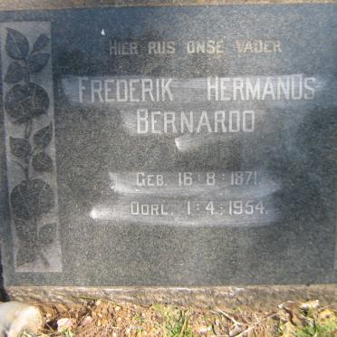 BERNARDO Frederik Hermanus 1871-1954