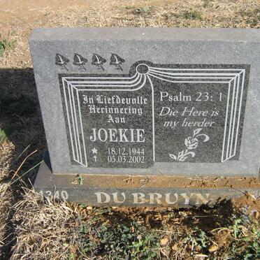 BRUYN Joekie, du 1944-2002